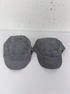 Tribe Headgear 2 Size Small / Medium Black White Plaid Houndstooth Stash Cap NEW